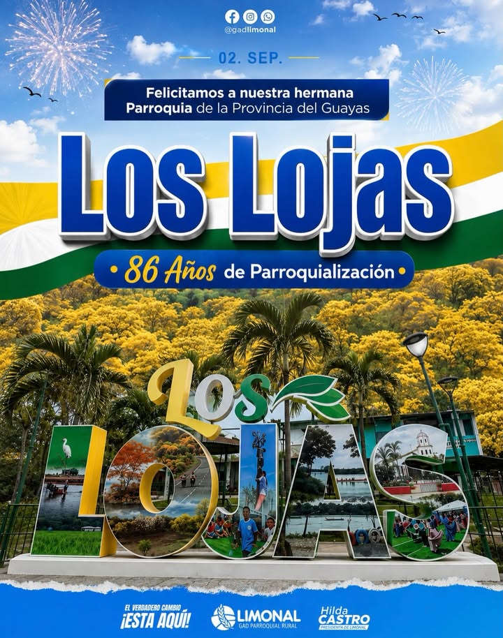Los Lojas celebra 86 años de parroquialización con orgullo y tradición en Daule