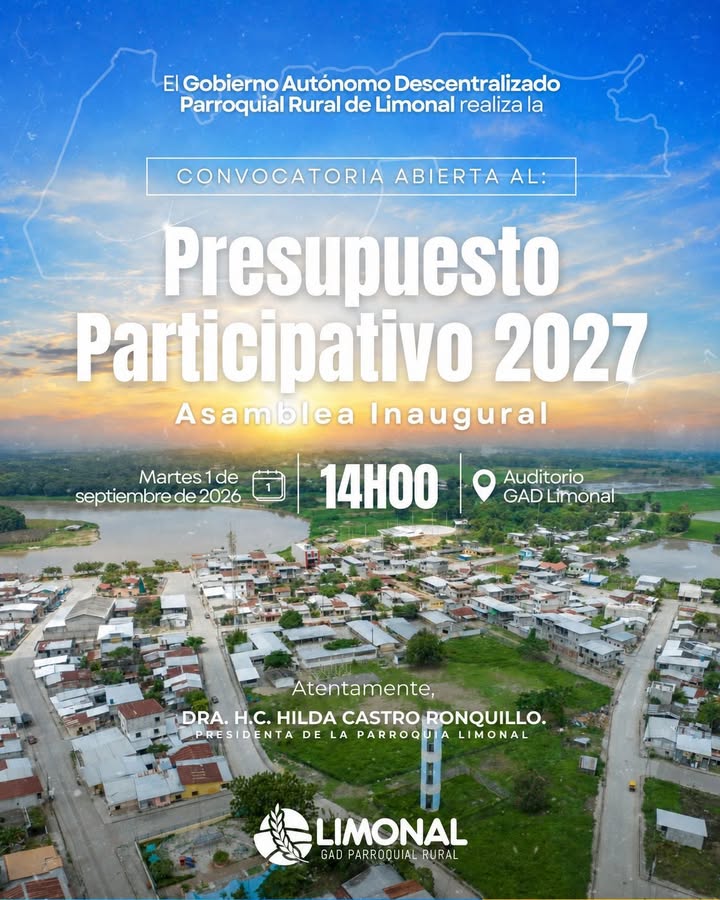 Limonal abre la Asamblea del Presupuesto Participativo 2027 para decidir obras